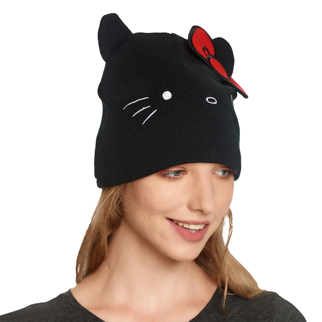 Immagine del prodotto Berretto Hello Kitty con orecchie e fiocco