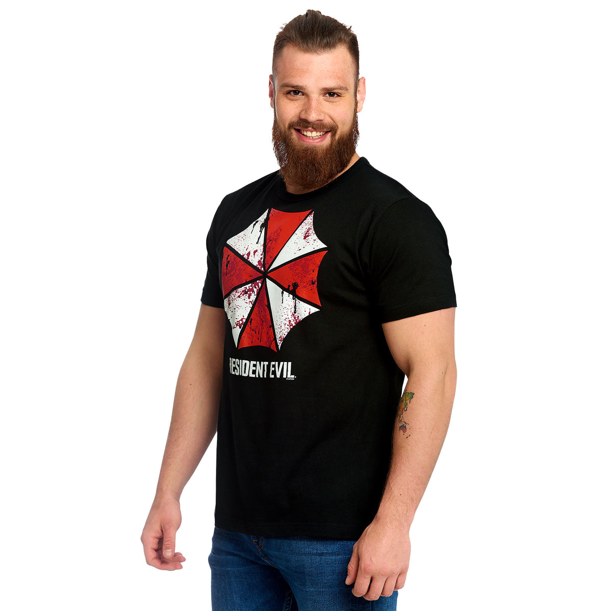 Immagine del prodotto Resident Evil - T-shirt nera con logo Umbrella Corporation Bloody