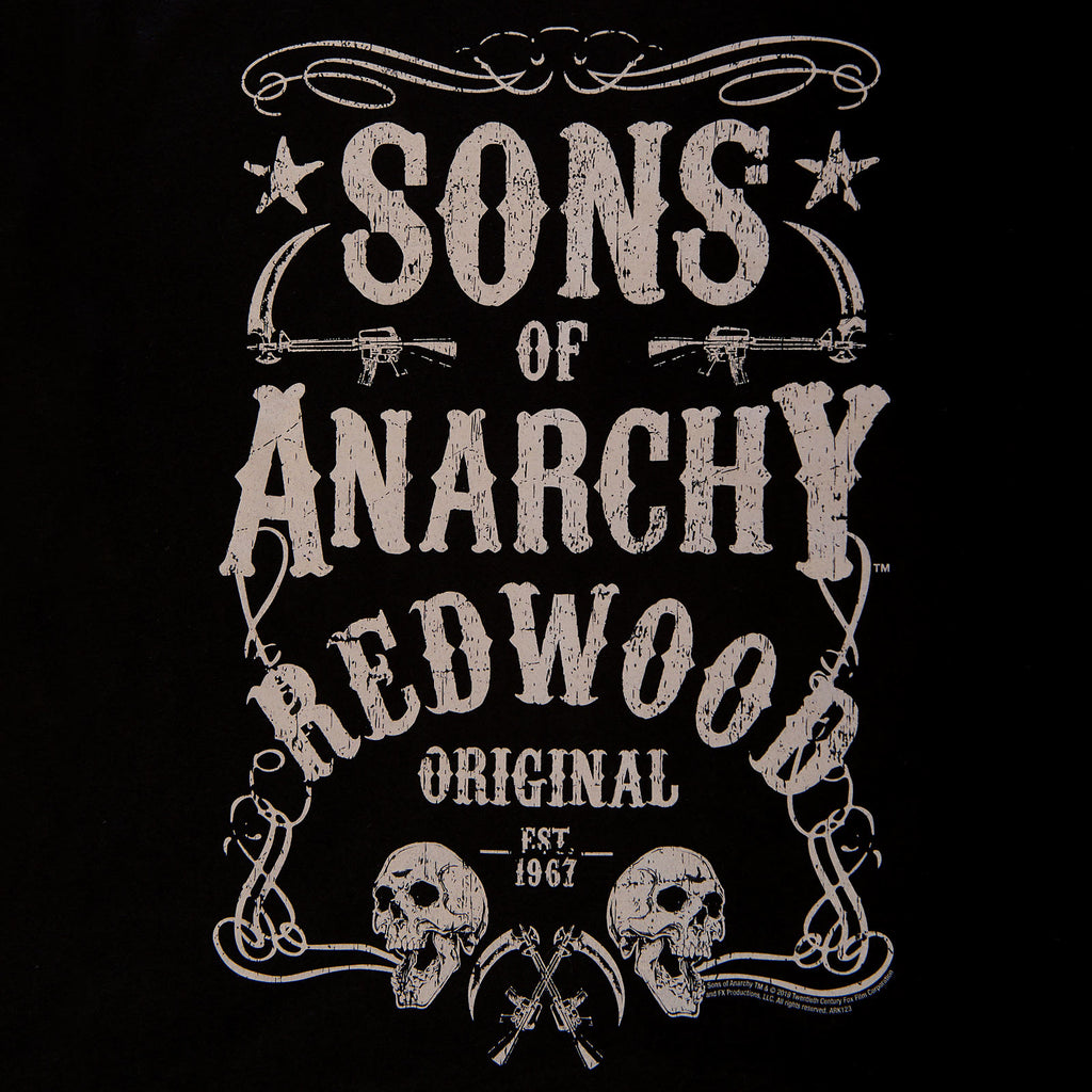 Immagine del prodotto Sons of Anarchy - Redwood Original Est. 1967 T-shirt nera