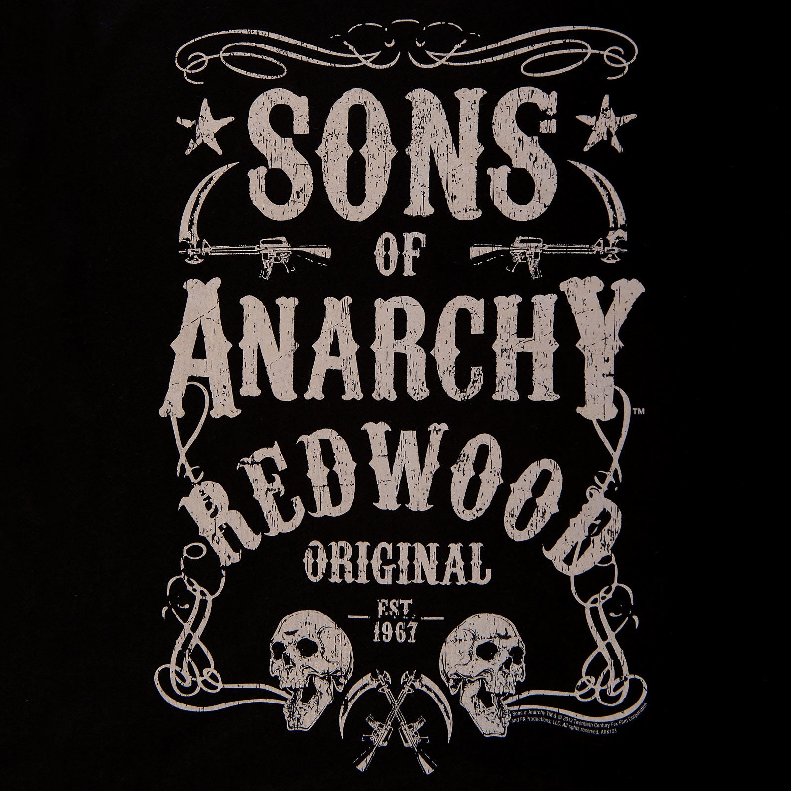 Immagine del prodotto Sons of Anarchy - Redwood Original Est. 1967 T-shirt nera