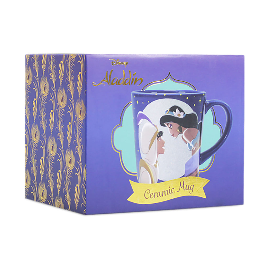 Immagine del prodotto Tazza di Aladdin e Jasmine con glitter