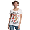 Immagine del prodotto Sausage Party - T-shirt 'Fatti l'uno per l'altra' da donna bianca