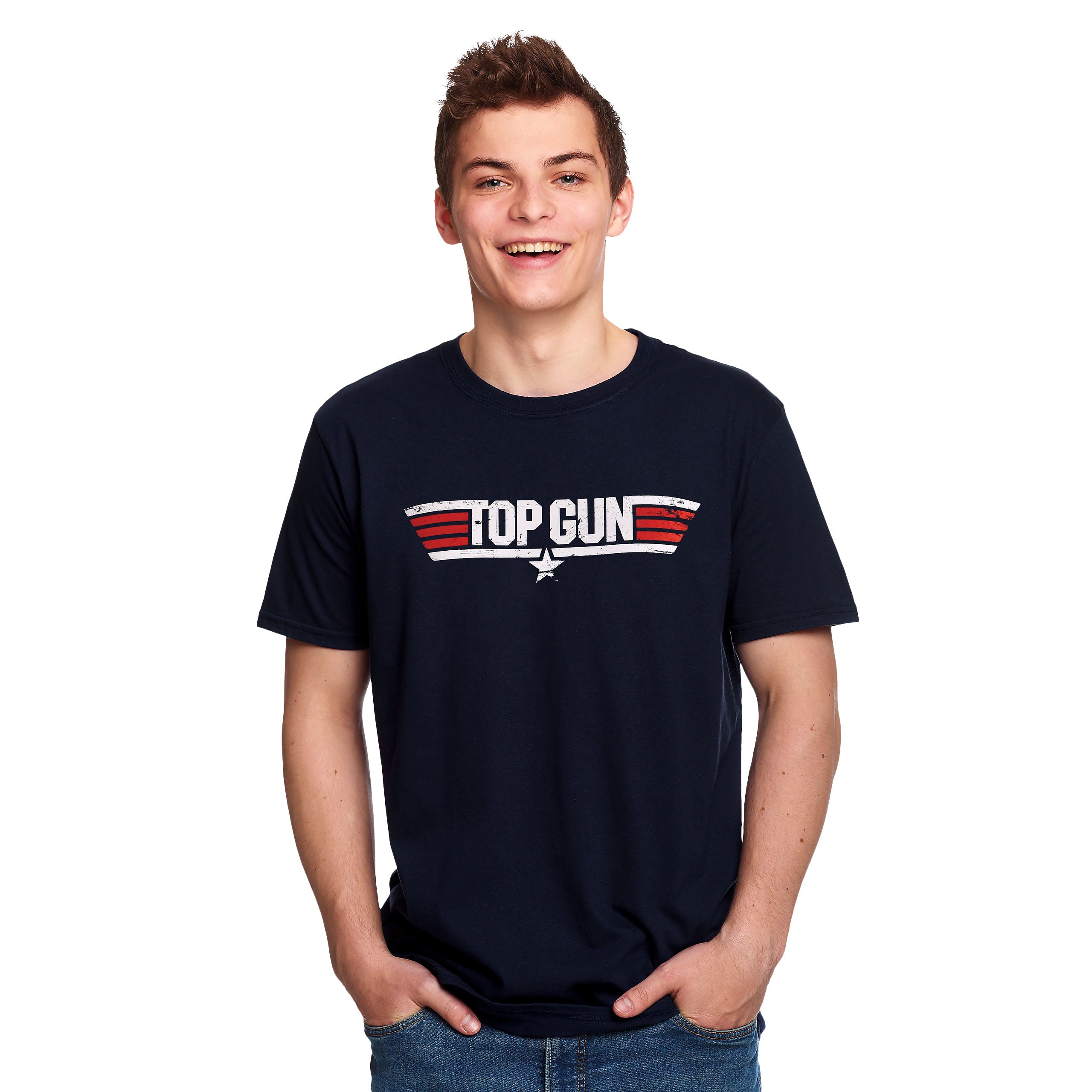 Immagine del prodotto Top Gun - T-shirt con logo blu