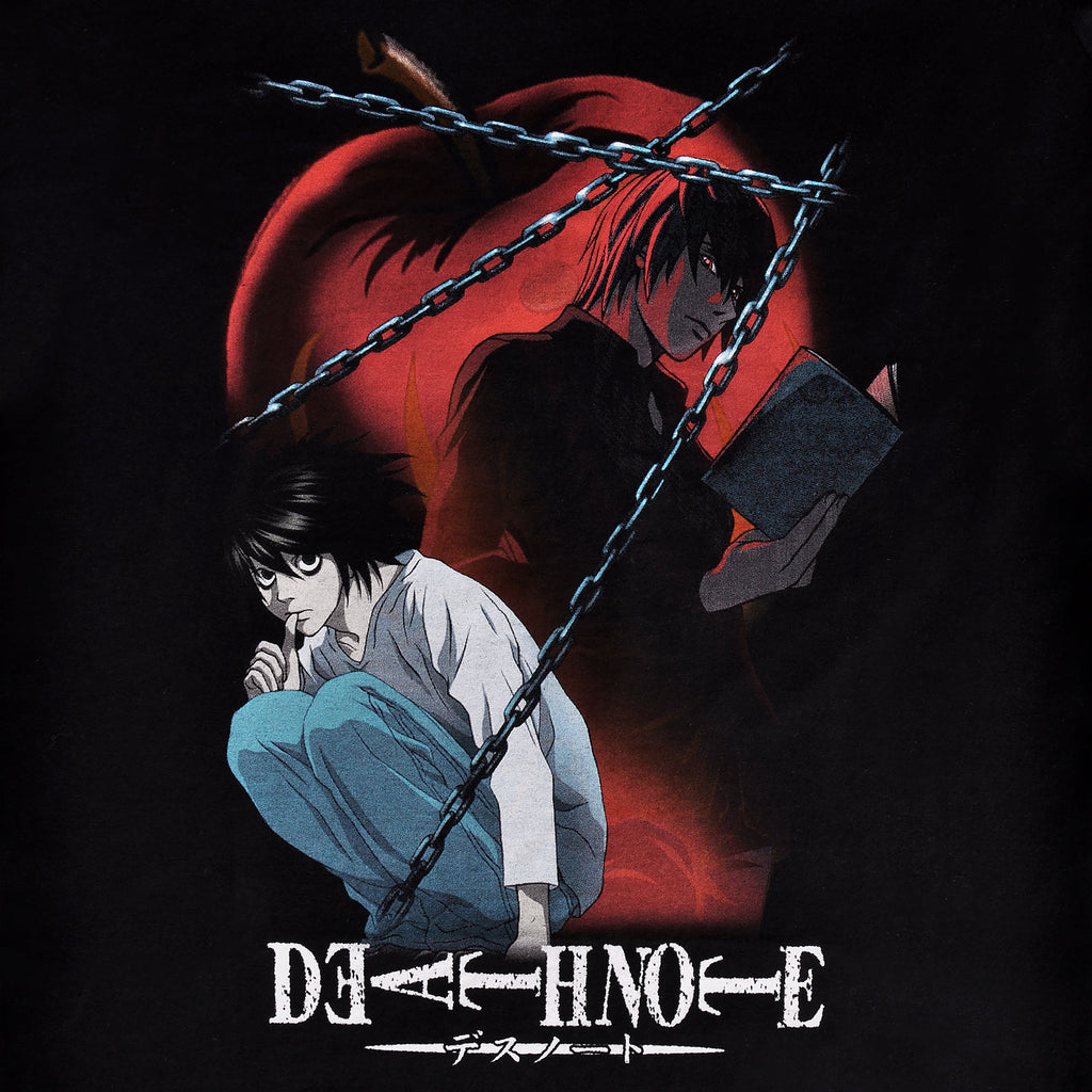 Immagine del prodotto Death Note - T-shirt con note incatenate nera