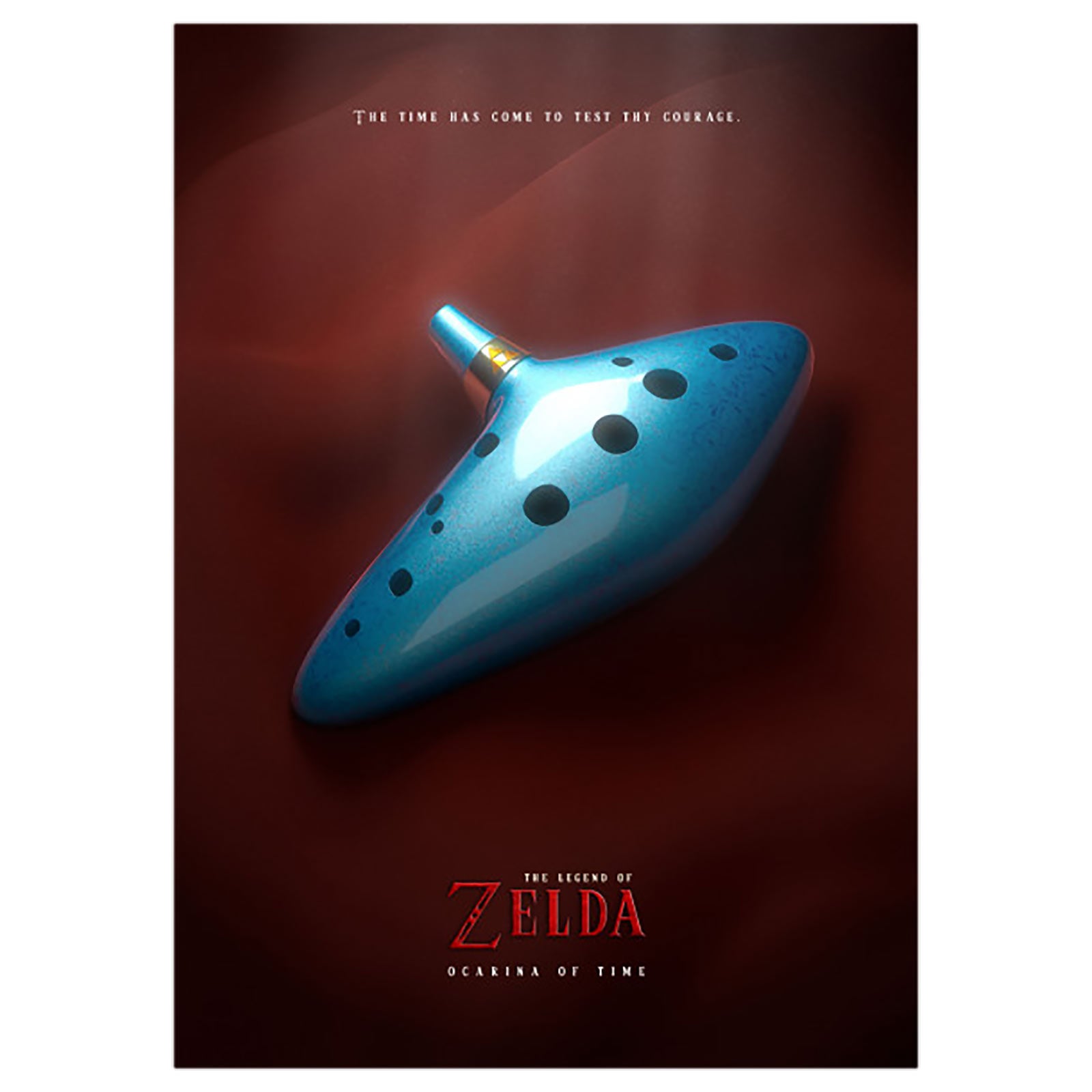 Immagine del prodotto Poster in metallo dell'Ocarina del Tempo per i fan di Zelda