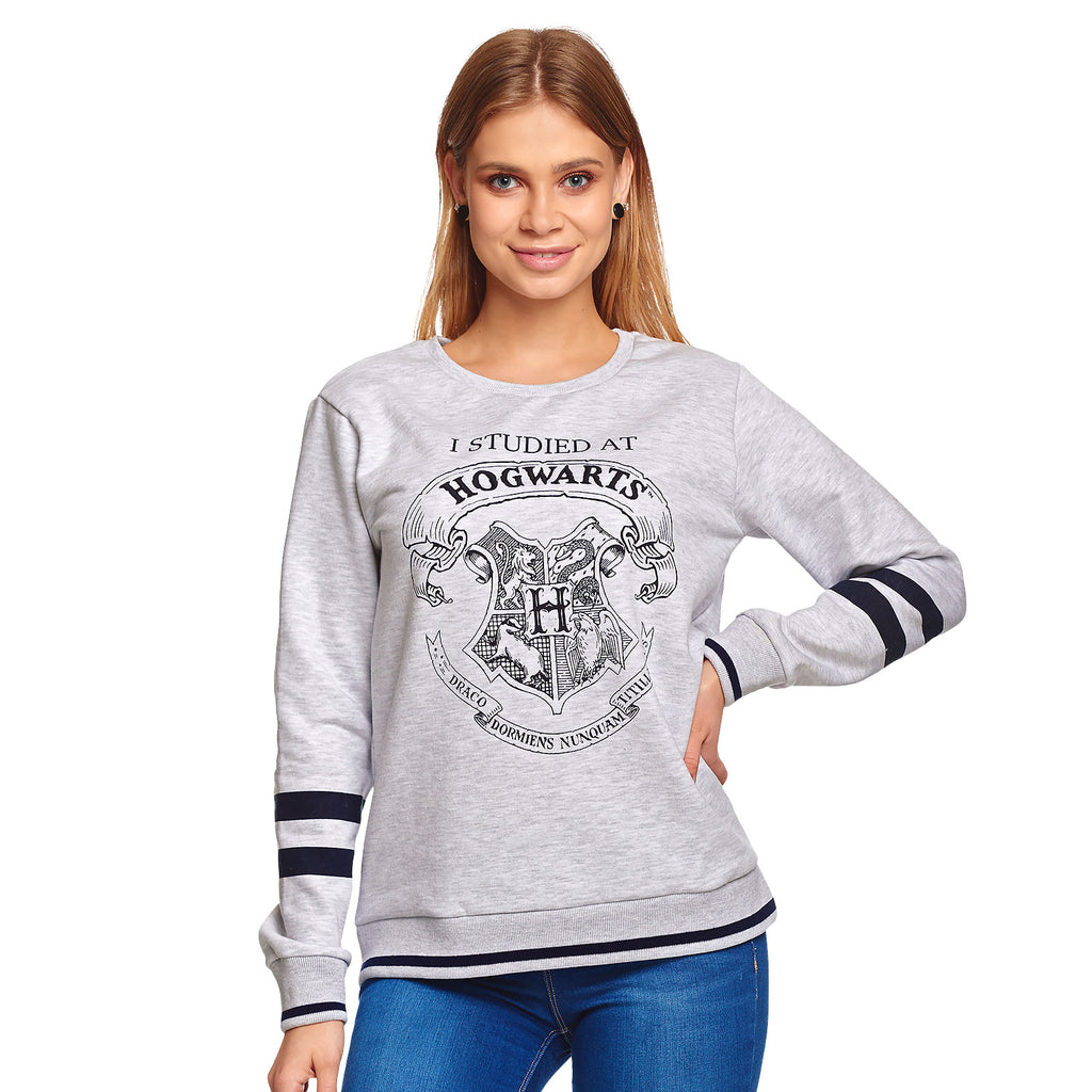 Immagine del prodotto Harry Potter - Ho Studiato a Hogwarts Felpa da Donna Grigia