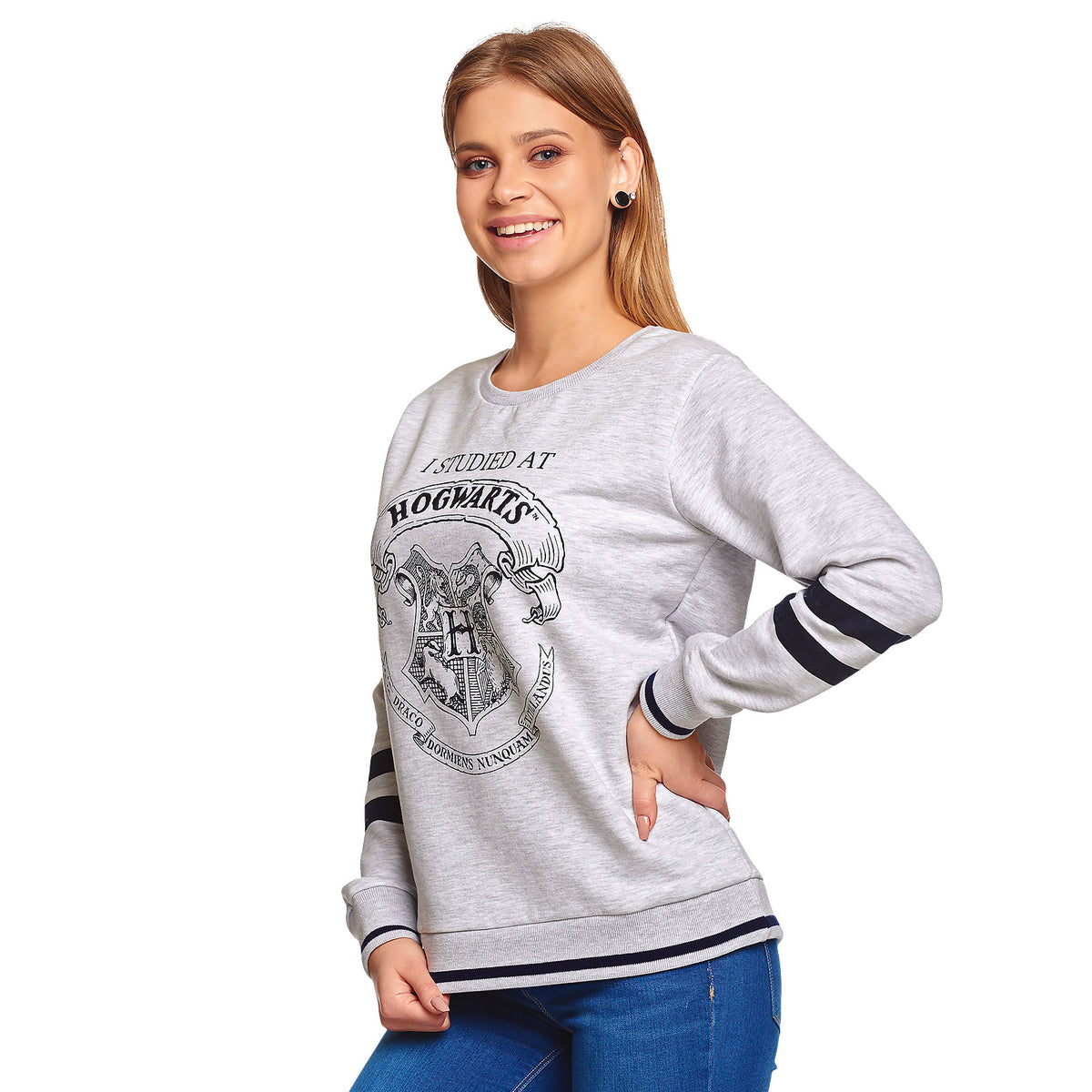 Immagine del prodotto Harry Potter - Ho Studiato a Hogwarts Felpa da Donna Grigia