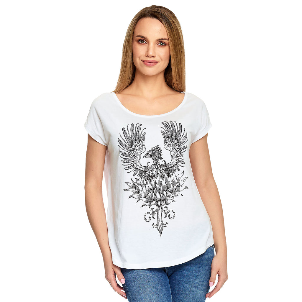 Immagine del prodotto Harry Potter - T-shirt da donna Fenice bianca
