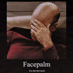 Product image Star Trek - Picard Facepalm T-Shirt Black