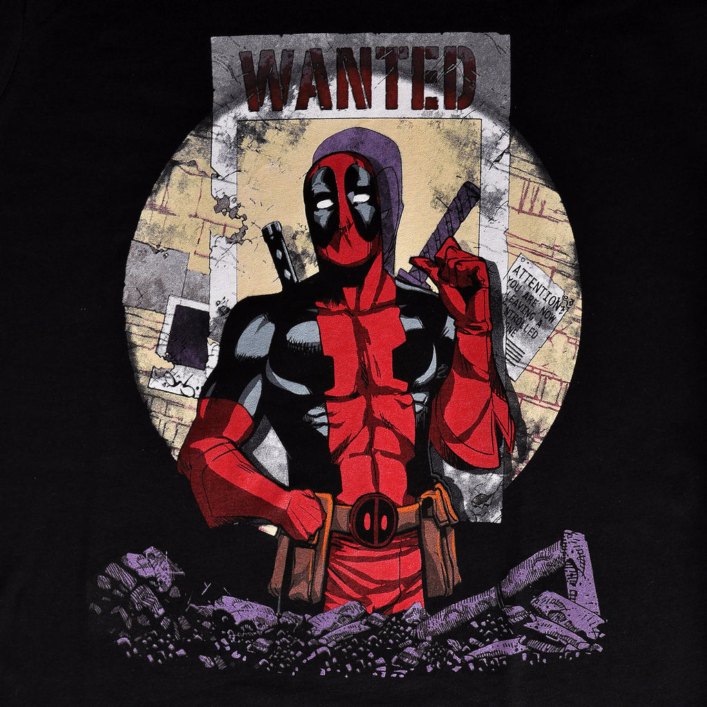 Immagine del prodotto Deadpool - T-shirt Wanted nera