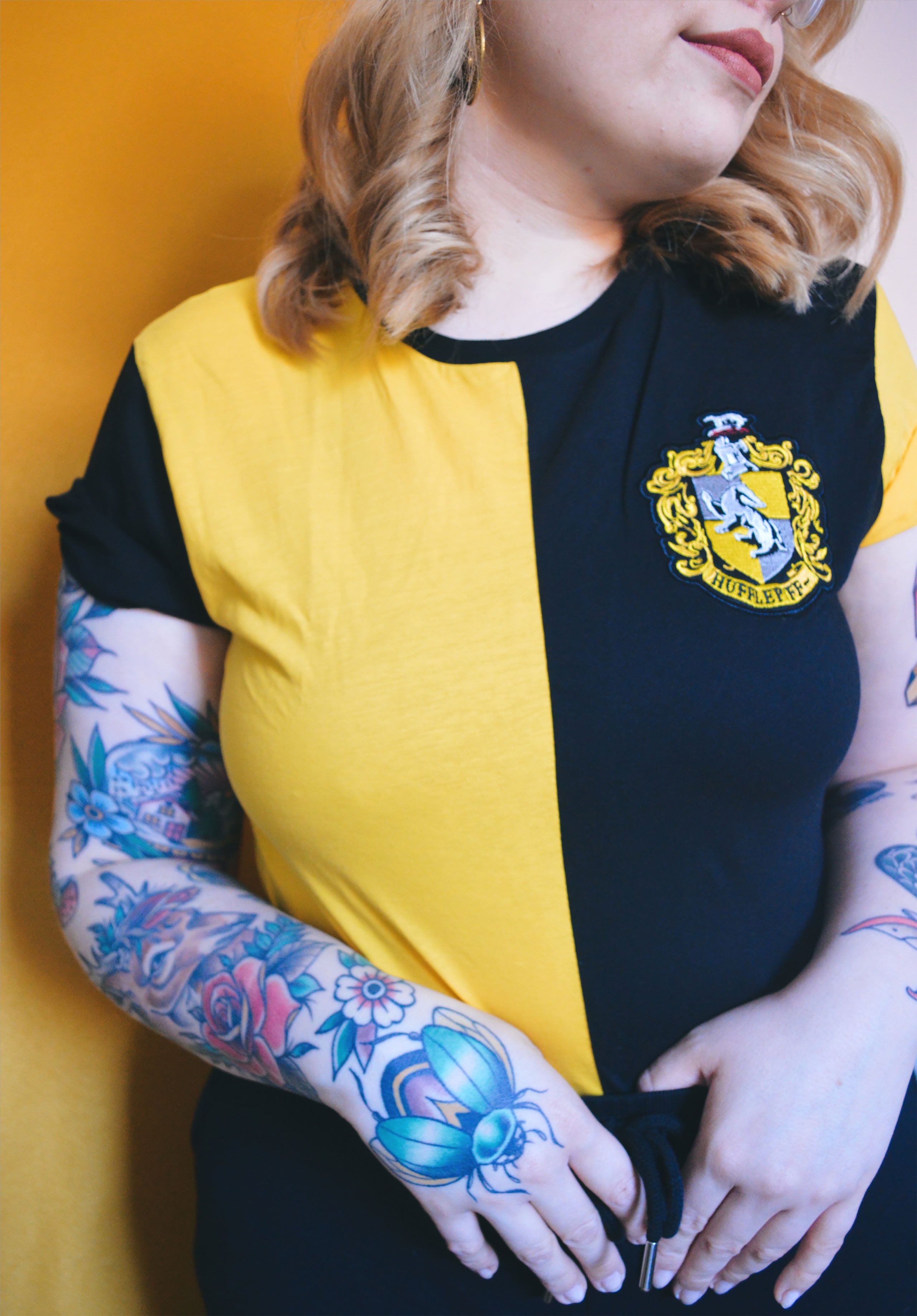 Immagine del prodotto Harry Potter - T-shirt del Torneo Hufflepuff giallo-nero