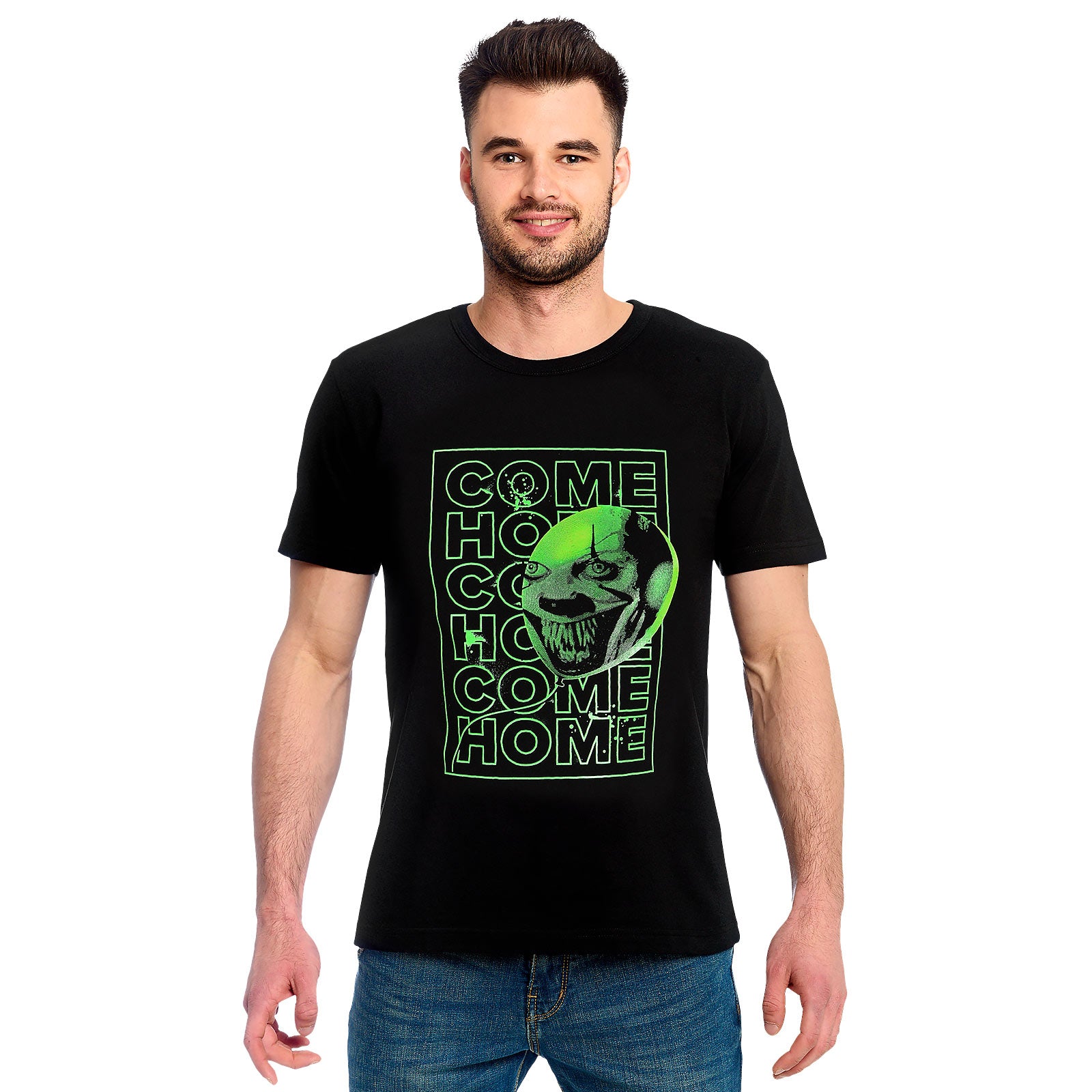 Immagine del prodotto Stephen Kings IT - T-shirt Come Home Glow in the Dark nera