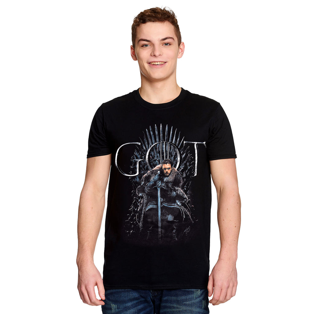 Immagine del prodotto Game of Thrones - T-shirt nera Jon Snow For The Throne