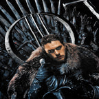 Immagine del prodotto Game of Thrones - T-shirt nera Jon Snow For The Throne