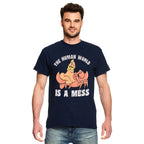 Product image Arielle - Sebastian Human World is a Mess T-Shirt blue