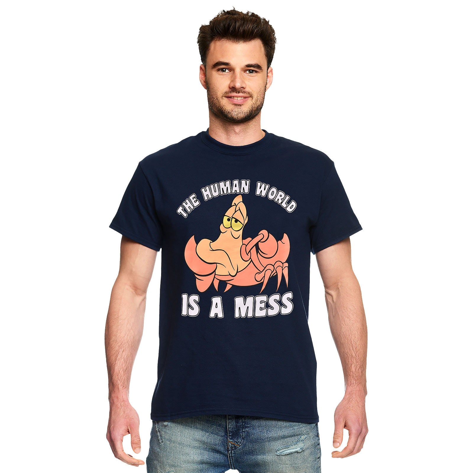 Product image Arielle - Sebastian Human World is a Mess T-Shirt blue