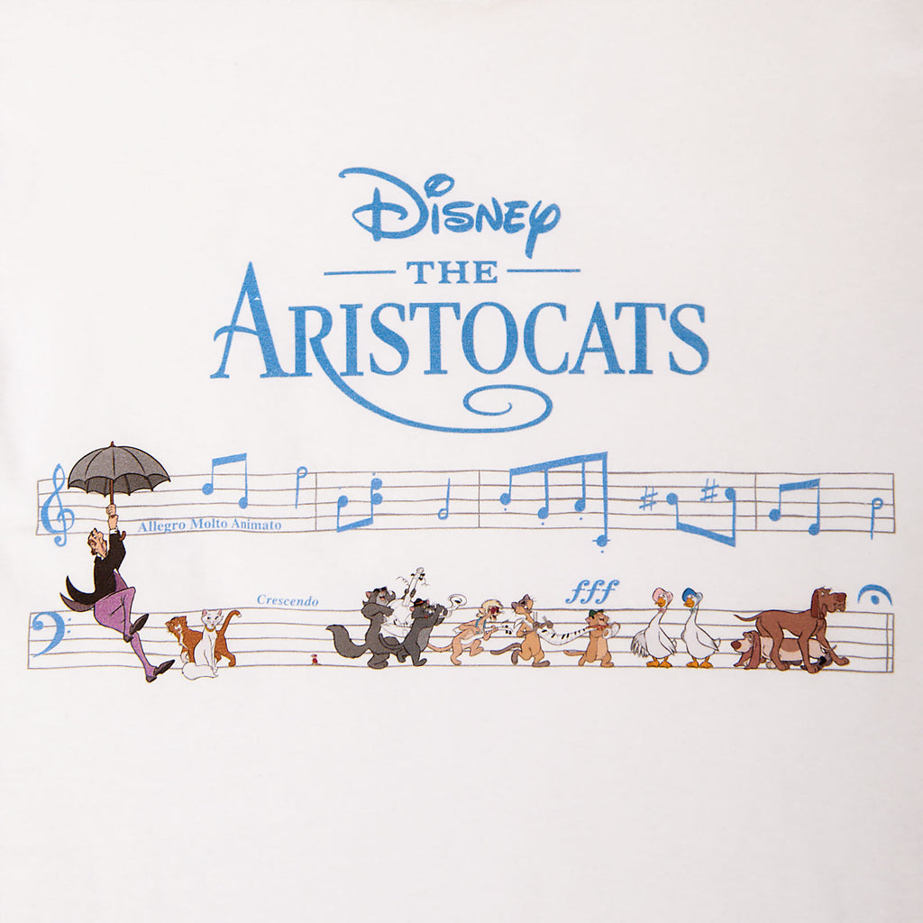 Immagine del prodotto Aristocats - T-shirt da donna bianca con musica