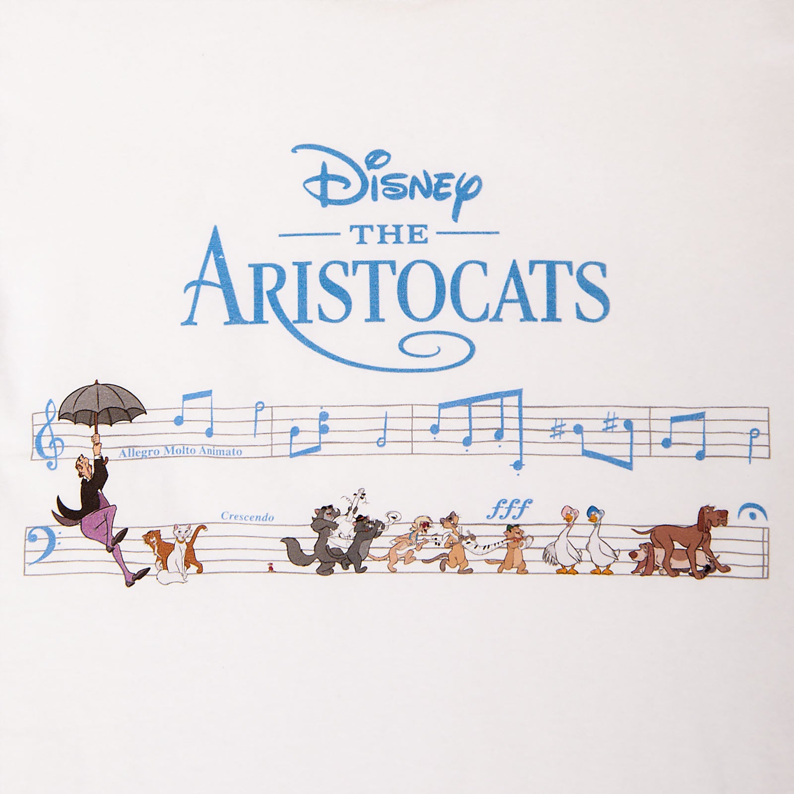 Immagine del prodotto Aristocats - T-shirt da donna bianca con musica