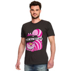 Product image Alice in Wonderland - Cheshire Cat All Mad Here T-Shirt Grey