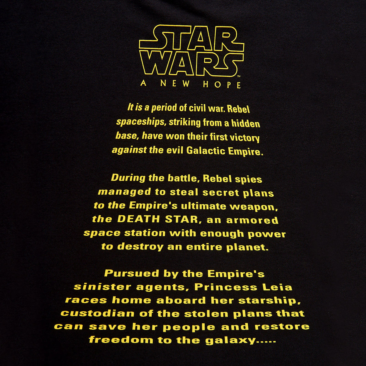 Product image Star Wars - A New Hope Classic T-Shirt black