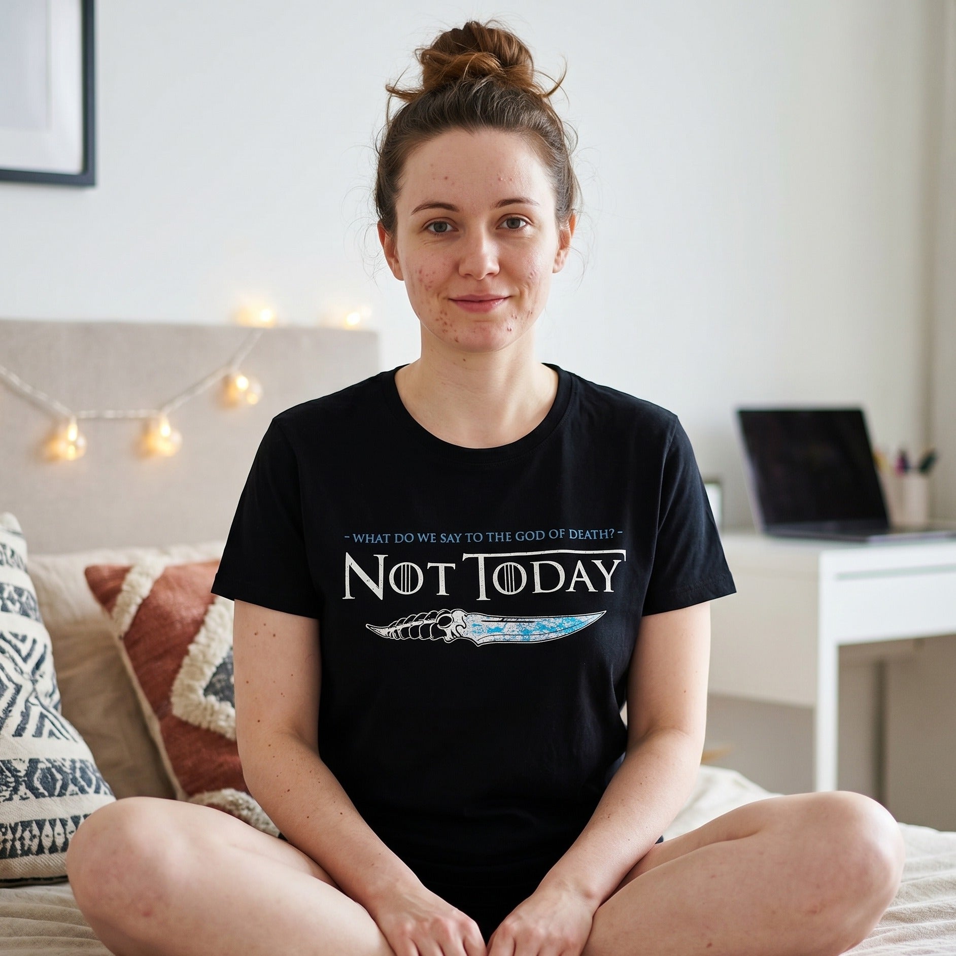 Immagine del prodotto T-shirt 'Not Today' per fan di Game of Thrones, nera