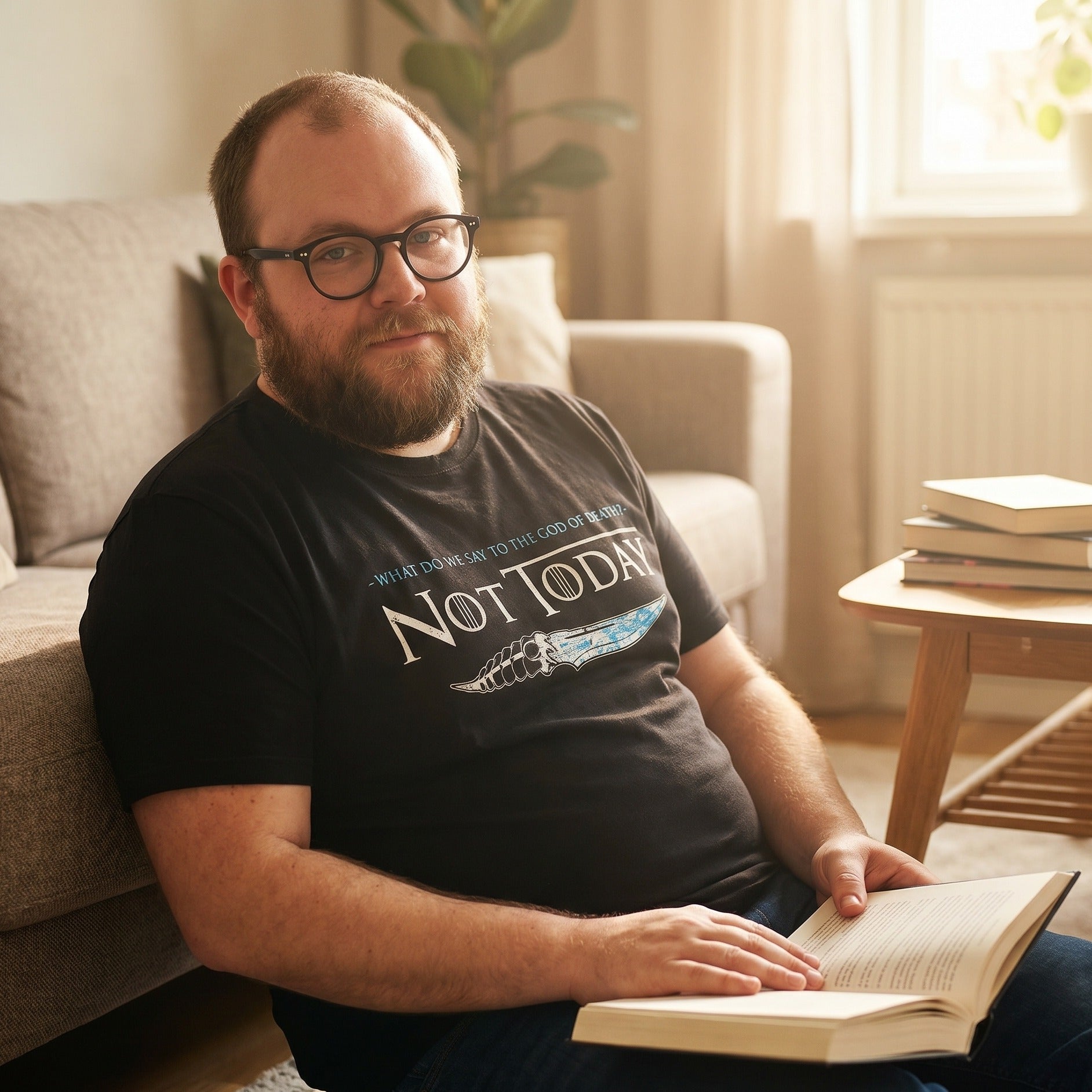 Immagine del prodotto T-shirt 'Not Today' per fan di Game of Thrones, nera