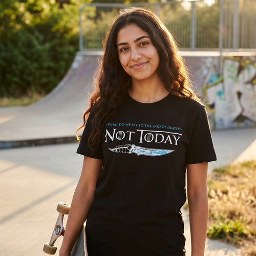 Immagine del prodotto T-shirt 'Not Today' per fan di Game of Thrones, nera