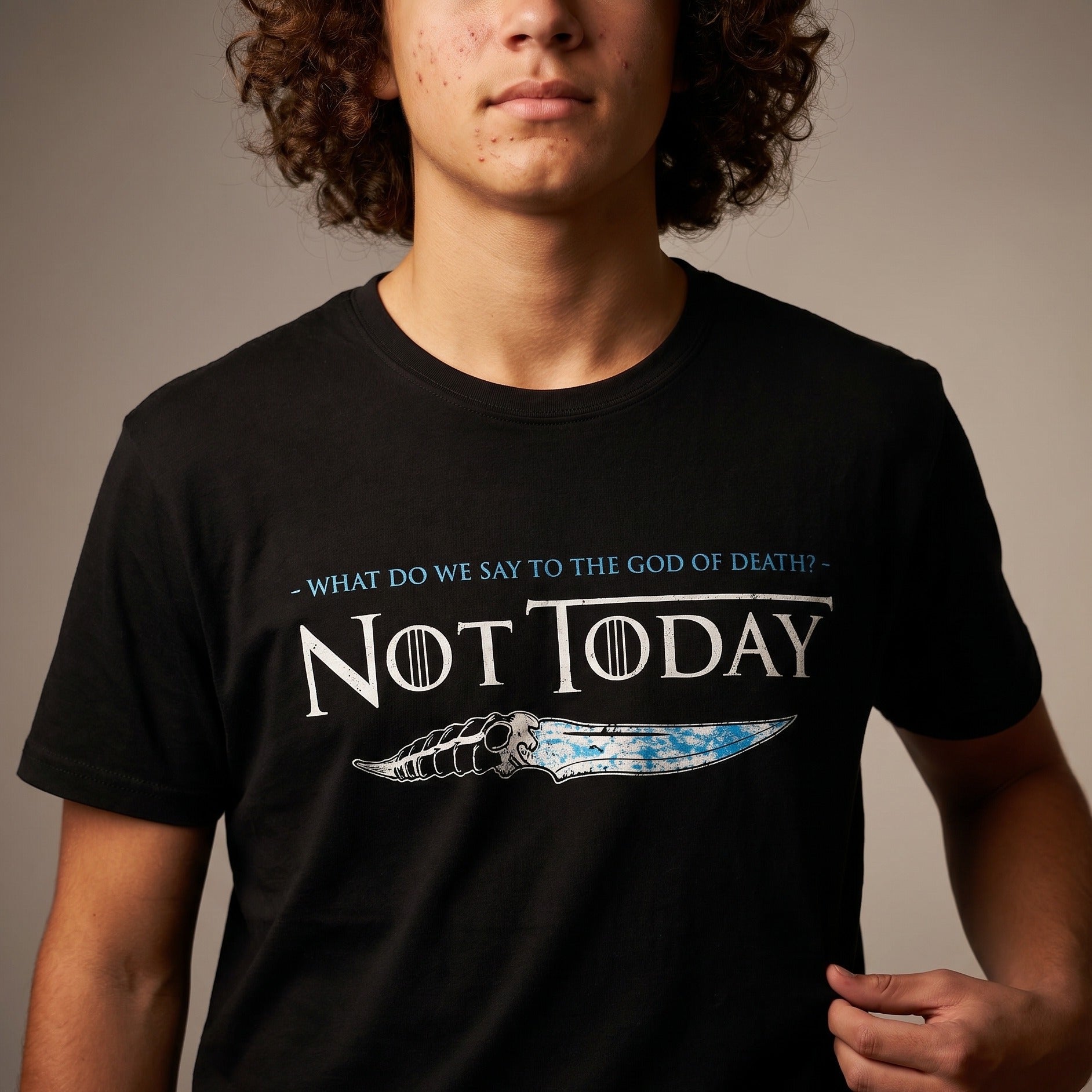 Immagine del prodotto T-shirt 'Not Today' per fan di Game of Thrones, nera