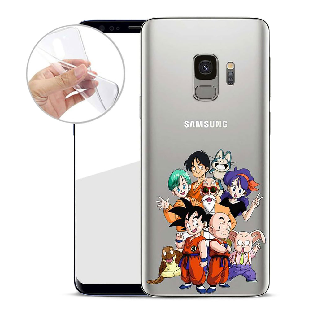 Immagine del prodotto Dragon Ball - Custodia per Samsung Galaxy S9 in silicone trasparente con personaggi