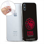 Immagine del prodotto Game of Thrones - Custodia per iPhone X / XS in silicone nero con stemma Targaryen