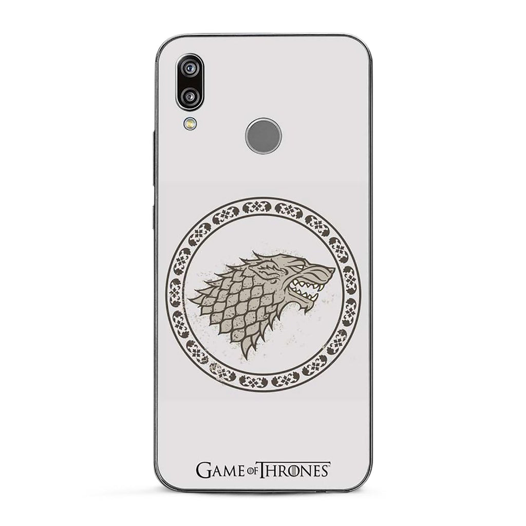 Immagine del prodotto Game of Thrones - Stark Crest Huawei P20 Lite Cover per telefono in silicone bianco