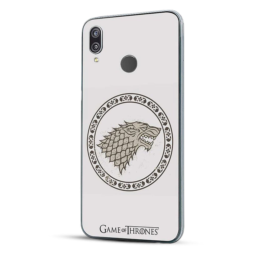 Immagine del prodotto Game of Thrones - Stark Crest Huawei P20 Lite Cover per telefono in silicone bianco