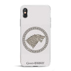 Immagine del prodotto Game of Thrones - Stark Stemmi Custodia in silicone bianco per iPhone X / XS