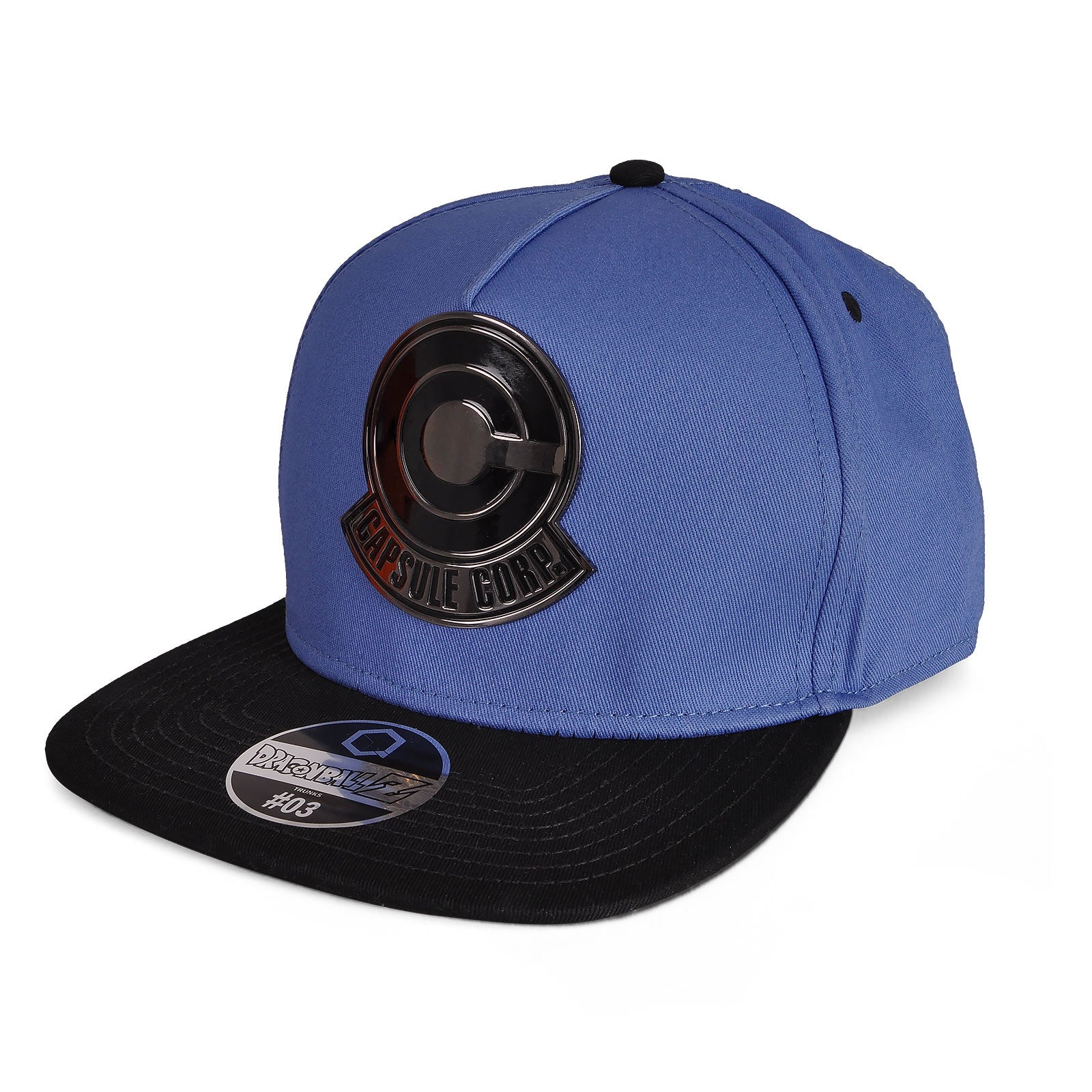 Immagine del prodotto Dragon Ball Z - Cappellino Snapback con Logo in Metallo della Capsule Corporation