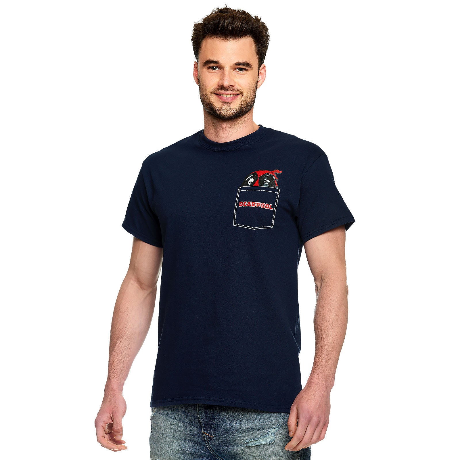 Immagine del prodotto Deadpool - T-shirt blu con tasca