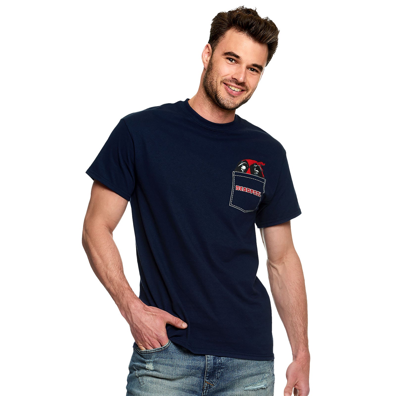 Immagine del prodotto Deadpool - T-shirt blu con tasca