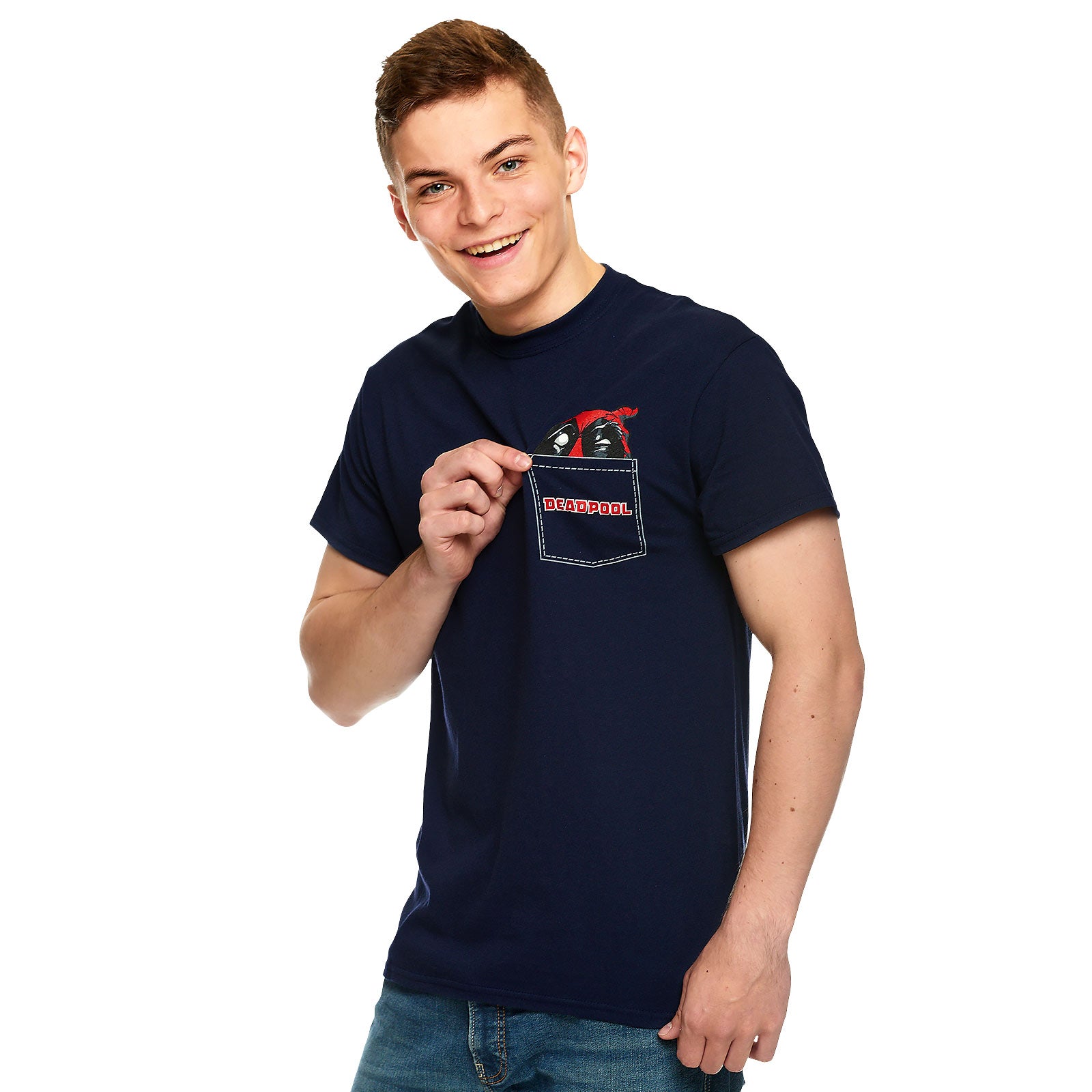 Immagine del prodotto Deadpool - T-shirt blu con tasca