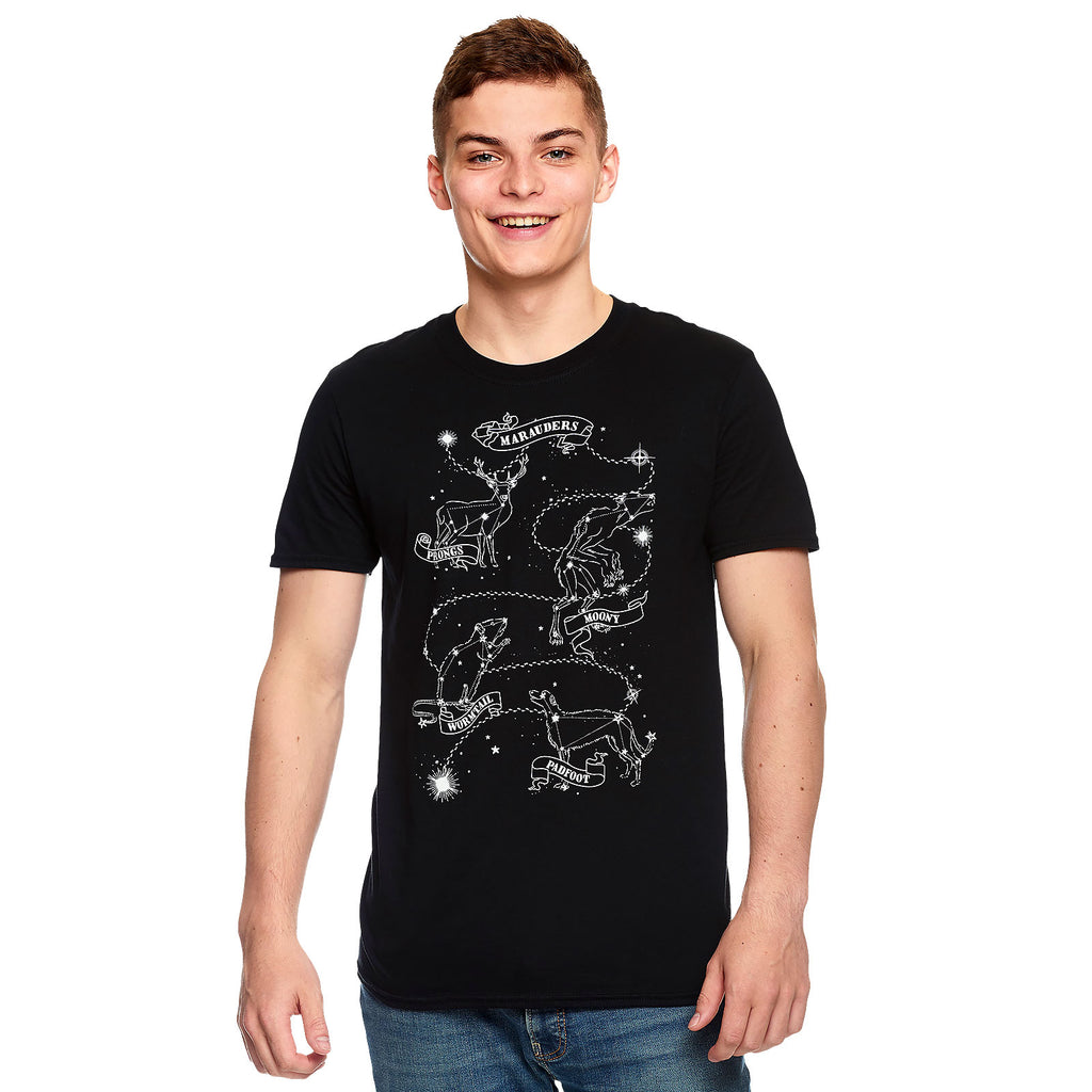 Immagine del prodotto Harry Potter - T-shirt Astrologia dei Malandrini nera