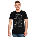 Immagine del prodotto Harry Potter - T-shirt Astrologia dei Malandrini nera