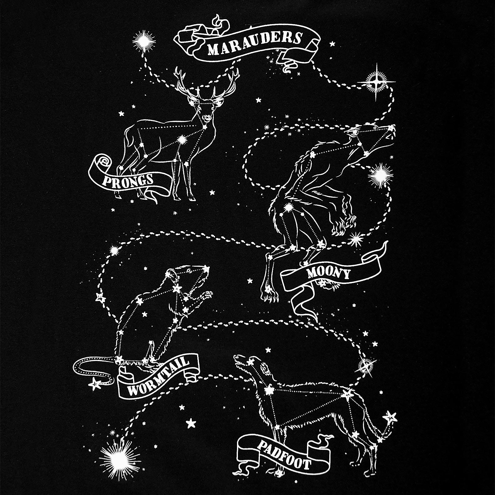 Immagine del prodotto Harry Potter - T-shirt Astrologia dei Malandrini nera