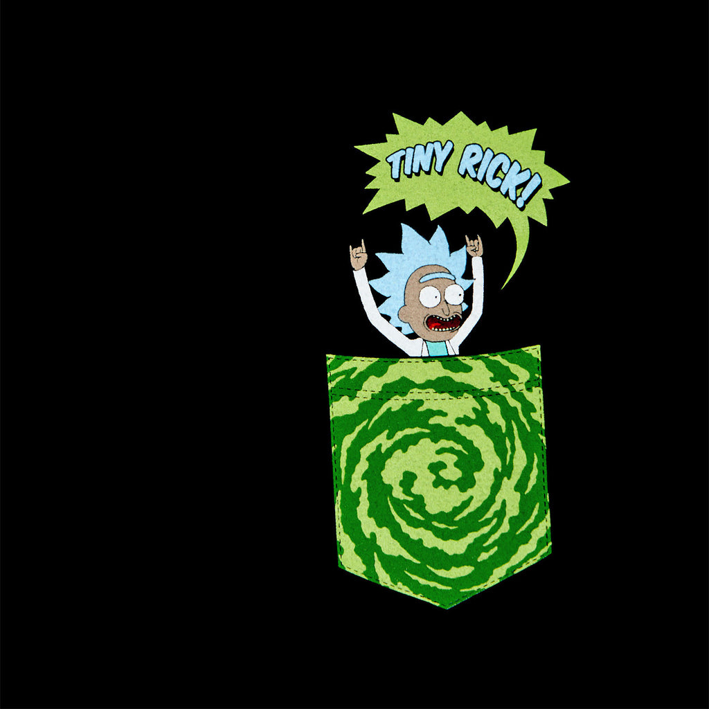 Immagine del prodotto Rick e Morty - T-shirt Tiny Pocket Rick nera