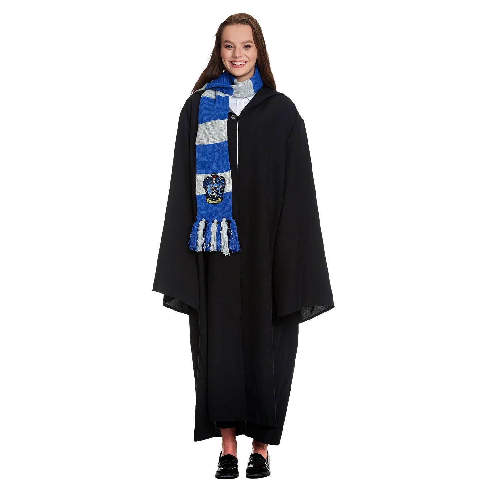 Immagine del prodotto Costume da mago con mantello con cappuccio per fan di Harry Potter