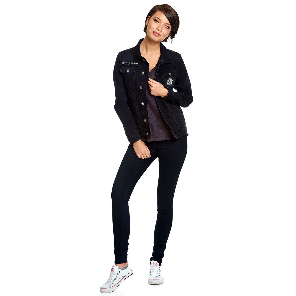 Product image Supernatural - Devil's Trap Denim Jacket Women Black