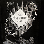 Immagine del prodotto Harry Potter - Mappa del Malandrino Giacca di jeans da donna nera