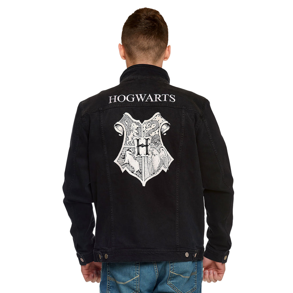 Product image Harry Potter - Hogwarts Crest Denim Jacket Black