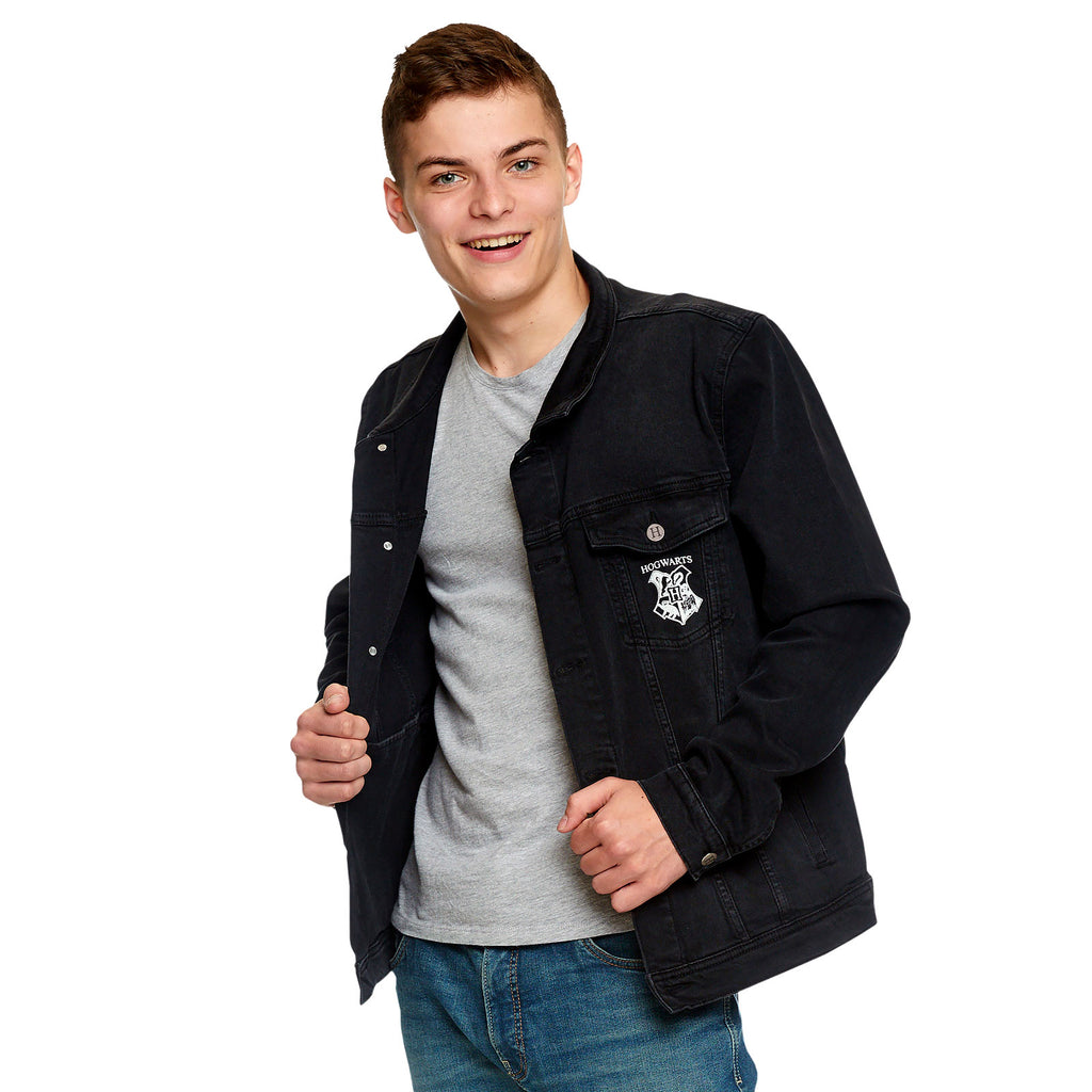 Product image Harry Potter - Hogwarts Crest Denim Jacket Black