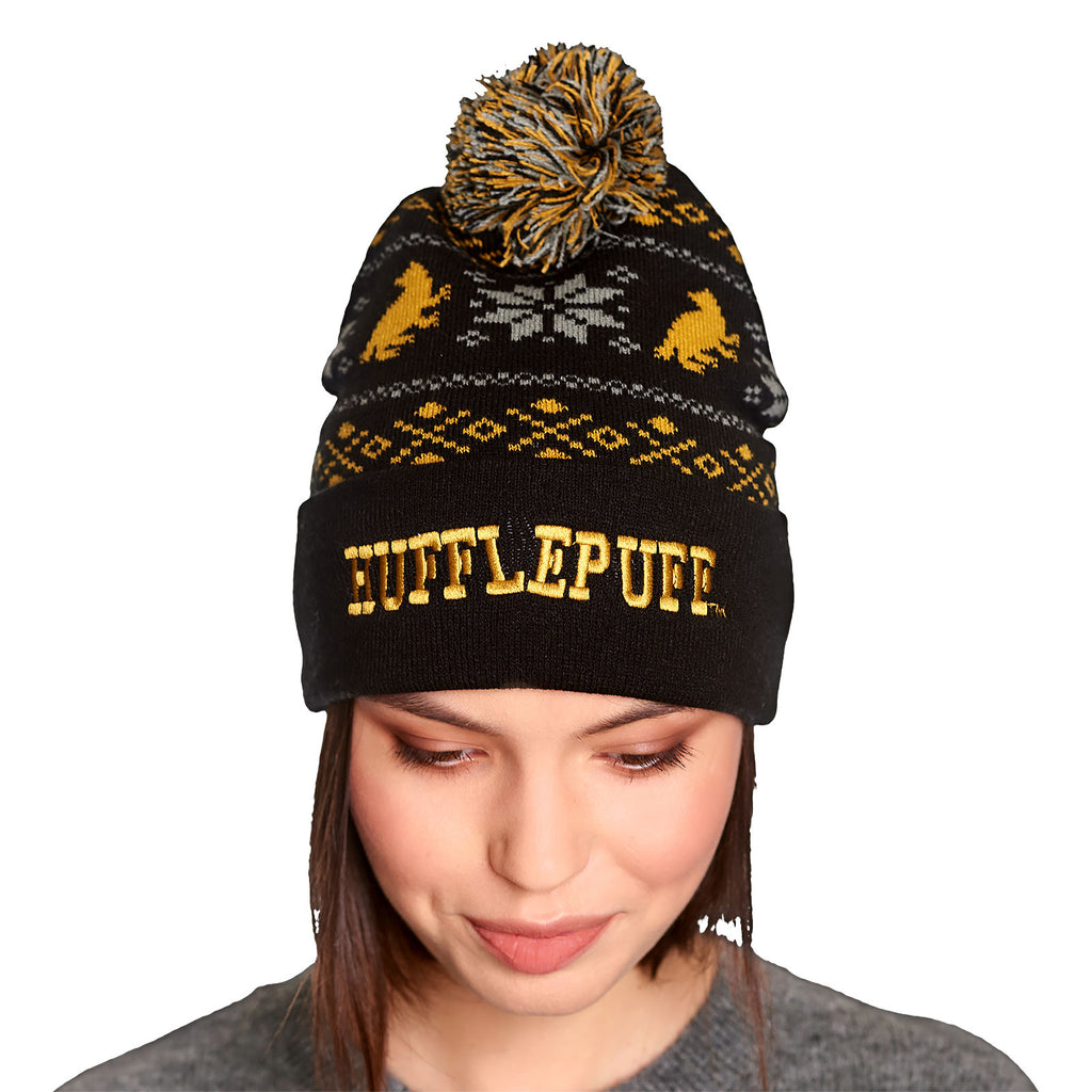 Immagine del prodotto Harry Potter - Berretto norvegese Hufflepuff nero