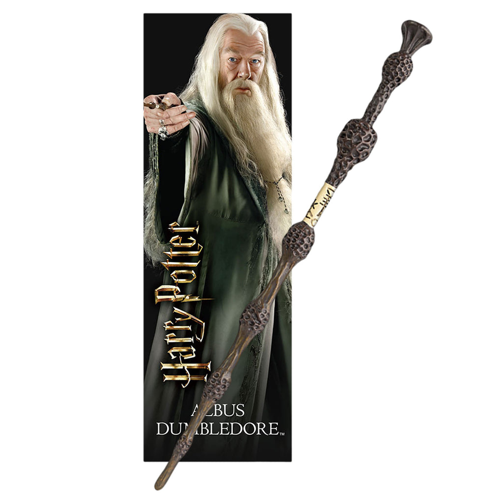 Immagine del prodotto Bacchetta di Dumbledore per giovani maghi con segnalibro - Harry Potter