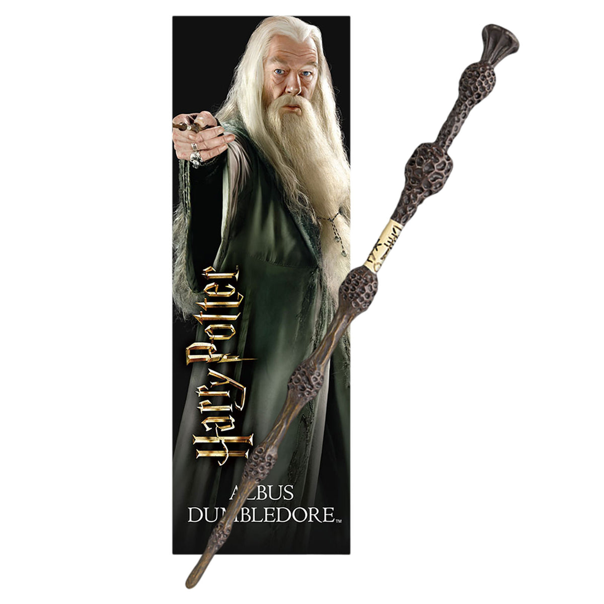 Immagine del prodotto Bacchetta di Dumbledore per giovani maghi con segnalibro - Harry Potter
