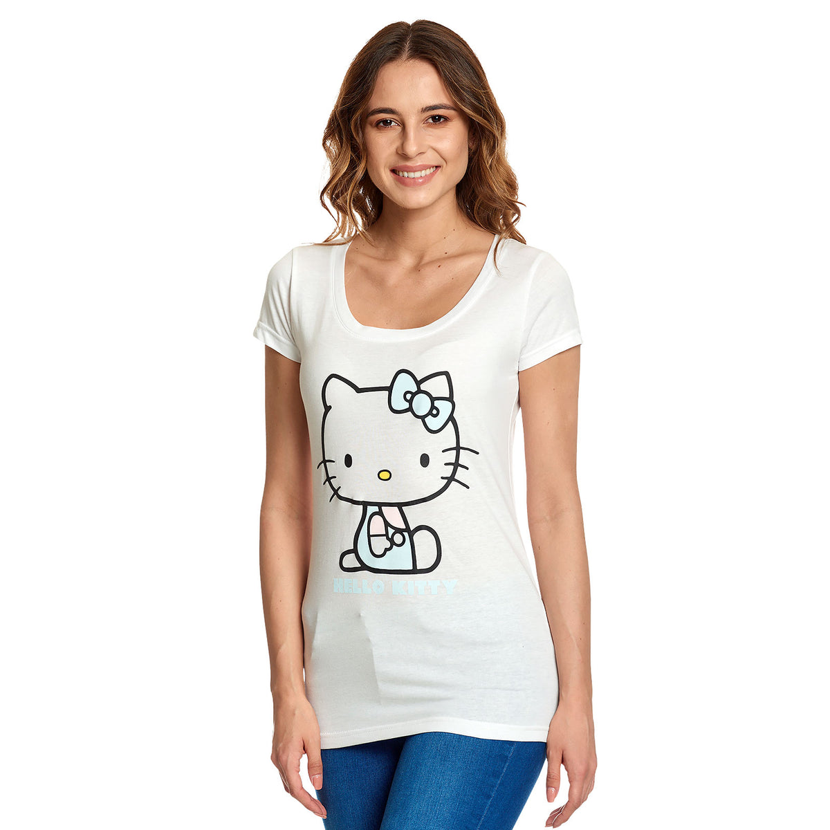 Immagine del prodotto Hello Kitty - T-shirt Pastel Kitty da donna bianca